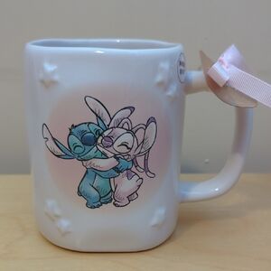 Rae Dunn  Disney Stitch & Angel  Love You to the Stars  mug brand new